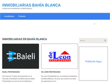 Tablet Screenshot of inmobiliariasbahiablanca.com